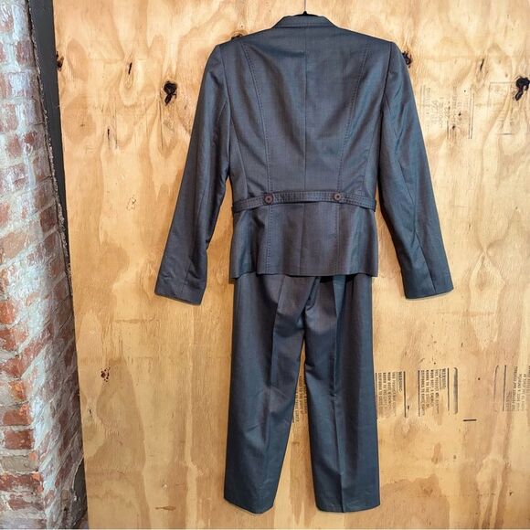 Albert Nipon Gray Blazer Suit Jacket - Picture 5 of 7